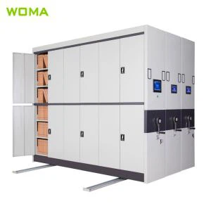 도서관 병원 전기 보관 모바일 선반 사용